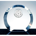 Eclipse Circle Clock - Optic Crystal